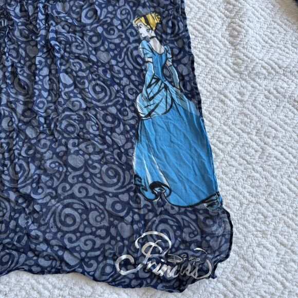 Disney Parks Adults Princess Sheer Scarf Cinderella 100%Rayon - Picture 2 of 5